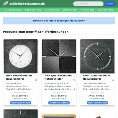 Screenshot schieferdeckungen.de