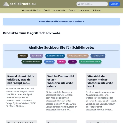 Screenshot schildkroete.eu