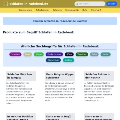 Screenshot schlafen-in-radebeul.de