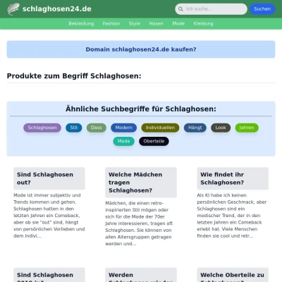 Screenshot schlaghosen24.de