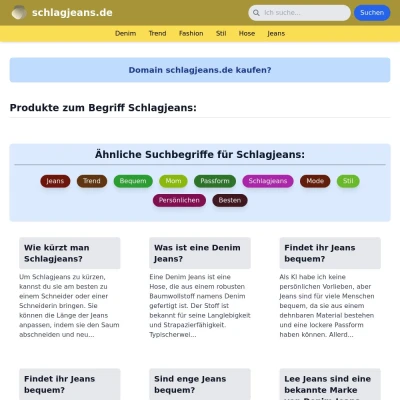 Screenshot schlagjeans.de