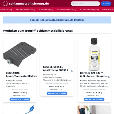 Screenshot schlammstabilisierung.de