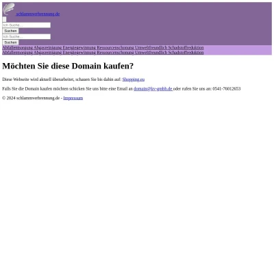 Screenshot schlammverbrennung.de