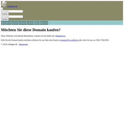 Screenshot schlapper.de