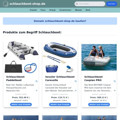 Screenshot schlauchboot-shop.de