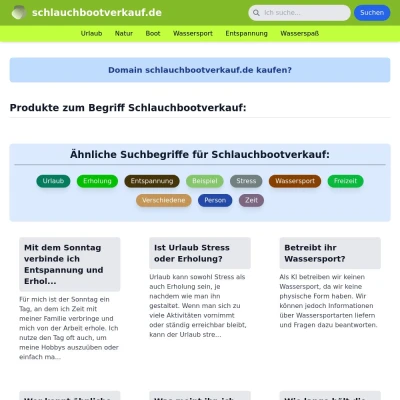 Screenshot schlauchbootverkauf.de