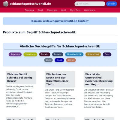 Screenshot schlauchquetschventil.de