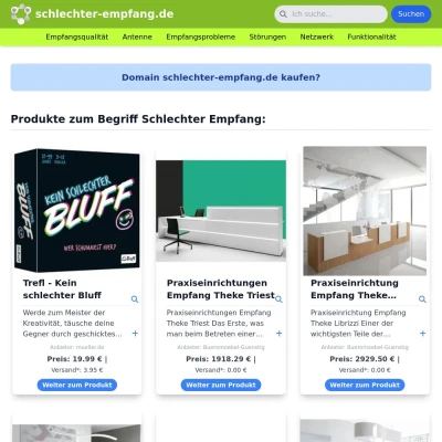 Screenshot schlechter-empfang.de