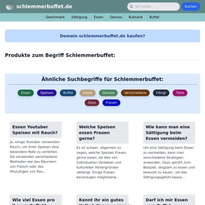 Screenshot schlemmerbuffet.de