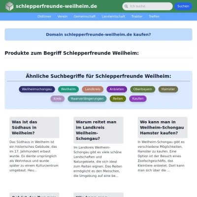 Screenshot schlepperfreunde-weilheim.de