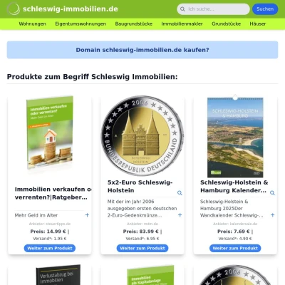 Screenshot schleswig-immobilien.de