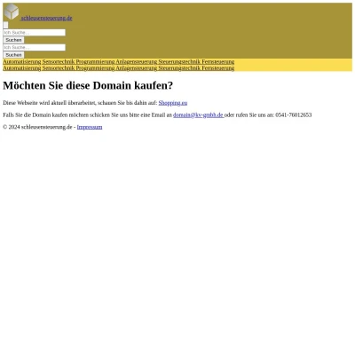 Screenshot schleusensteuerung.de