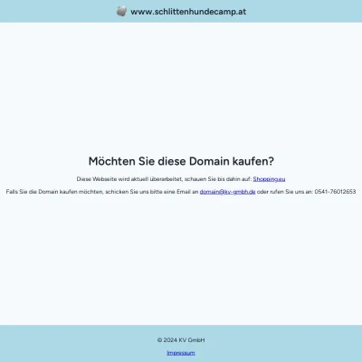 Screenshot schlittenhundecamp.at
