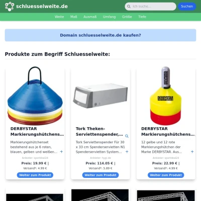 Screenshot schluesselweite.de