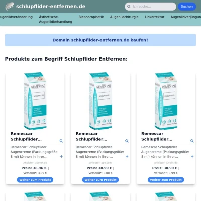 Screenshot schlupflider-entfernen.de