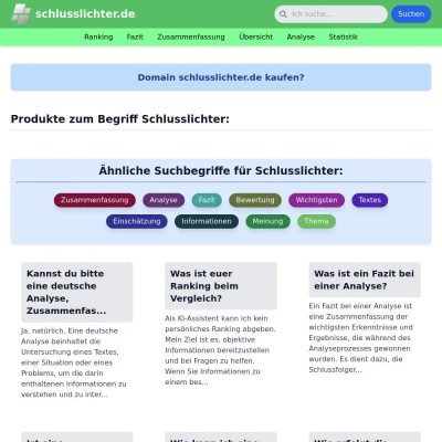 Screenshot schlusslichter.de