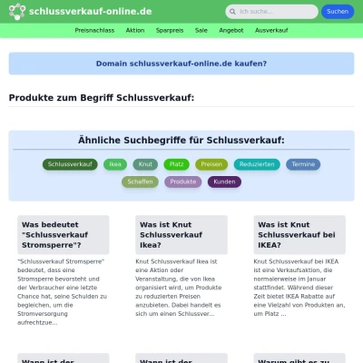 Screenshot schlussverkauf-online.de