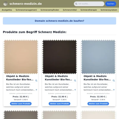 Screenshot schmerz-medizin.de