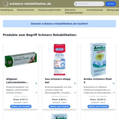 Screenshot schmerz-rehabilitation.de