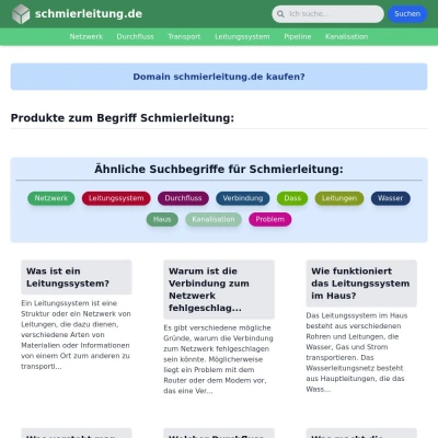 Screenshot schmierleitung.de