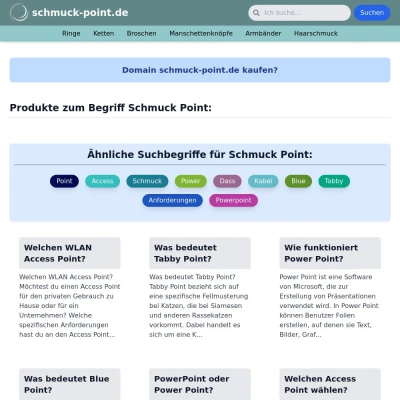 Screenshot schmuck-point.de