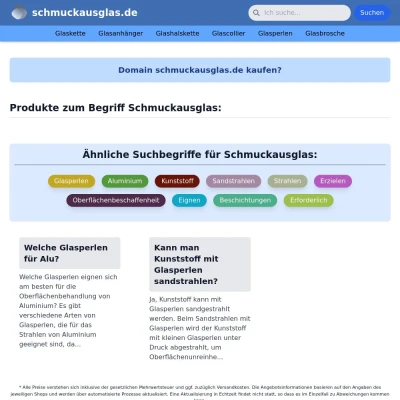 Screenshot schmuckausglas.de