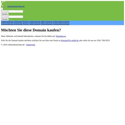 Screenshot schmuckmaschine.de