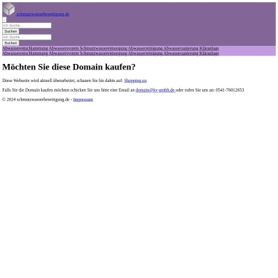 Screenshot schmutzwasserbeseitigung.de