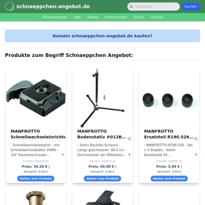 Screenshot schnaeppchen-angebot.de