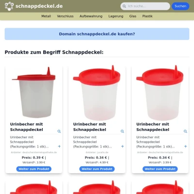 Screenshot schnappdeckel.de