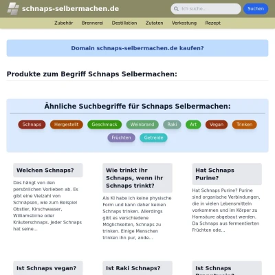 Screenshot schnaps-selbermachen.de