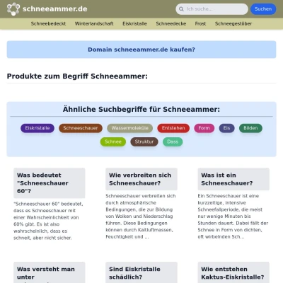 Screenshot schneeammer.de