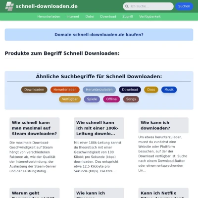 Screenshot schnell-downloaden.de