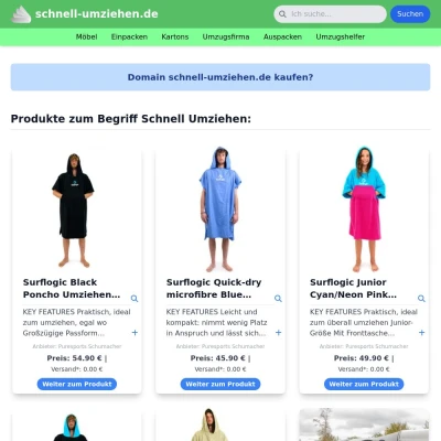 Screenshot schnell-umziehen.de