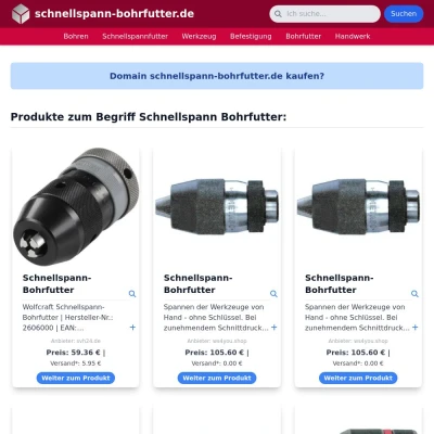 Screenshot schnellspann-bohrfutter.de