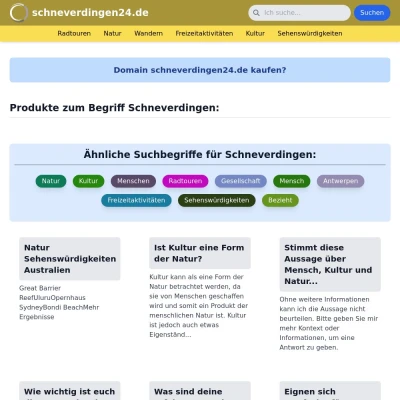 Screenshot schneverdingen24.de