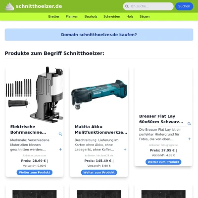 Screenshot schnitthoelzer.de