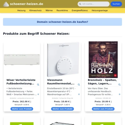 Screenshot schoener-heizen.de