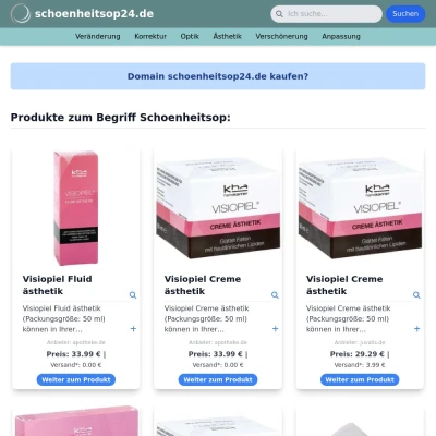 Screenshot schoenheitsop24.de