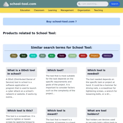 Screenshot school-tool.com