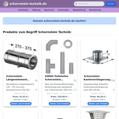 Screenshot schornstein-technik.de