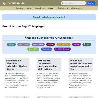 Screenshot schpiegel.de