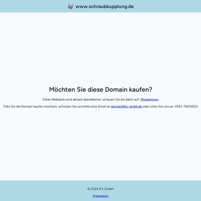 Screenshot schraubkupplung.de