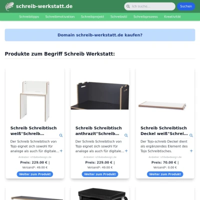 Screenshot schreib-werkstatt.de