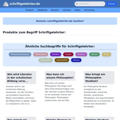 Screenshot schriftgelehrter.de