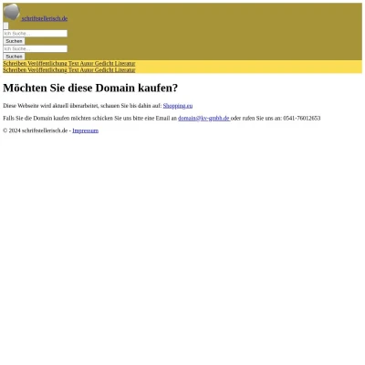 Screenshot schriftstellerisch.de