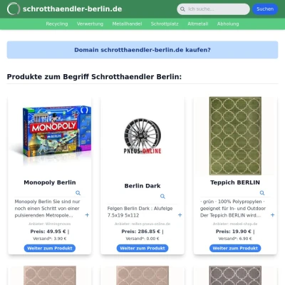 Screenshot schrotthaendler-berlin.de