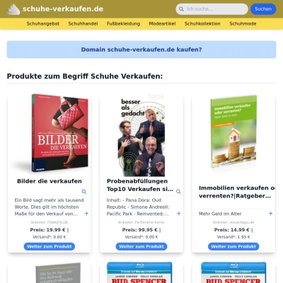 Screenshot schuhe-verkaufen.de