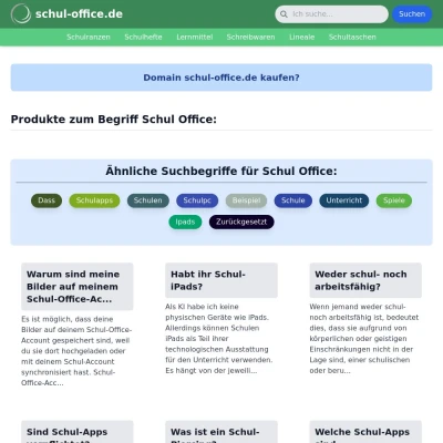 Screenshot schul-office.de