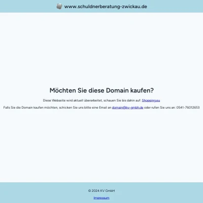 Screenshot schuldnerberatung-zwickau.de